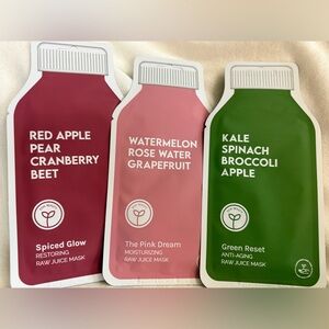 Raw Juice Sheet Mask Bundle